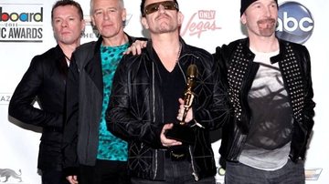 Larry Mullen Jr., Adam Clayton, Bono e The Edge, do U2 - Getty Images