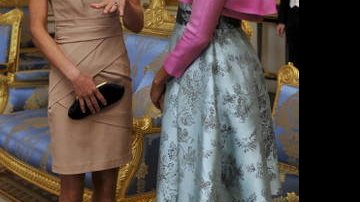 O encontro do casal Obama com a família real britânica - Getty Images