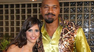 MV Bill e sua parceira, Carol Vieira - Reprodução/Site 'Dança dos Famosos'