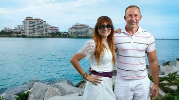 Mariana e Marcelo apreciam a linda vista de Miami Beach enquanto traçam suas metas profissionais. - GUSTAVO LOURENÇÃO/GL FOTOGRAFIA