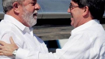 O ex-presidente Luiz Inácio Lula da Silva é recebido pelo Ministro das Relações Exteriores cubano, Bruno Rodriguez, em Havana. - FÁBIO MIRANDA/OPÇÃO FOTOGRAFIA, LOURIVAL RIBEIRO, RENATA DE PAULA, REUTERS, TV GLOBO/RENATO ROCHA MIRANDA E SAMUEL CHAVES/S4 PHOTO PRESS