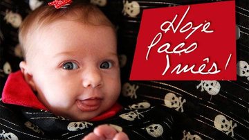 Ella Felipa, filha de Fabio Assunção e Karina Tavares, completa um mês de vida - Reprodução / Facebook