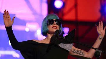 Lady Gaga na marcha gay em Roma, Itália, neste sábado, 11 - Reuters