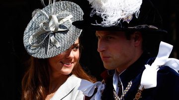 William e Catherine na cerimônia - Getty Images