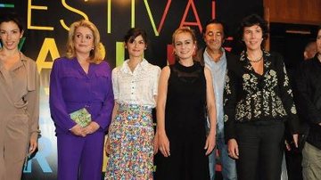 Musa Catherine Feneuve brilha em festival de filmes - CASSIANO DE SOUZA/CBS IMAGENS E ROBERTO TEIXEIRA RTPRESS