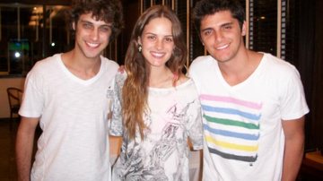 Ronny Kriwat, Ariela Massotti e Bruno Gissoni - Graça Paes/Photo Rio News