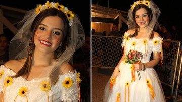 Giovanna Lancellotti se casa em 'arraiá' - Raphael Mesquita/Photo Rio News