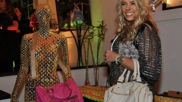 Na capital paulista, Adriane Galisteu lança sua linha de bolsas, composta por 15 modelos. - TIAGO ARCHANJO