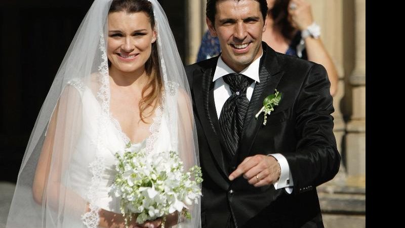 Gianluigi Buffon e Alena Seredova - REUTERS