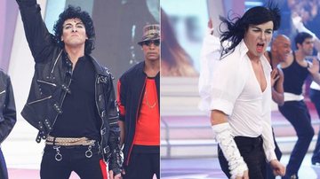 Rodrigo Faro se veste novamente de Michael Jackson - Edu Moraes / Divulgação Record