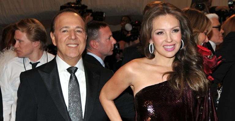 Tommy Mottola e Thalia - Getty Images