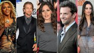 Beyoncé, Gerard Butler, Jennifer Garner, Bradley Cooper e Mila Kunis - Getty Images