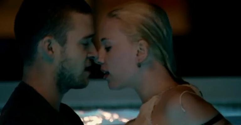 Scarlett Johansson e Justin Timberlake em vídeo clipe - Reprodução