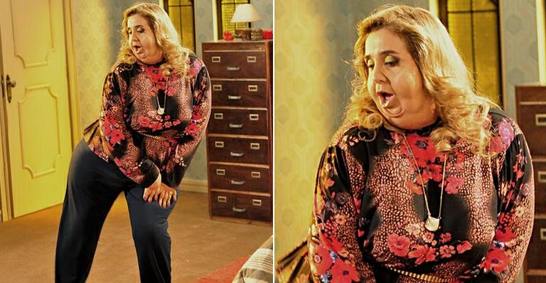 Marisa Orth: 20 quilos a mais em Macho Man - TV Globo / Estevam Avellar