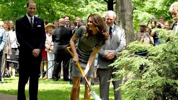 Príncipe William e Kate Middleton plantam árvore no Canadá - Getty Images/Pool