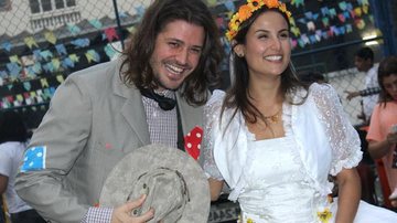 Dado Dolabella e Úrsula Corona se 'casam' em festa julina - Raphael Mesquita / Photo Rio News