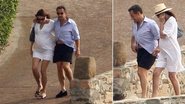 A modelo Carla Bruni foi fotografada com o marido, o presidente da França Nicolas Sarkozy - BrainPix