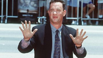 Tom Hanks após deixar sua marca na Calçada da Fama, em Hollywood - Getty Images