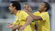Fred comemora o gol de empate contra o Paraguai - Getty Images