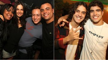 Ísis e Caio curtem a festa com os amigos - Raphael Mesquita / Divulgação