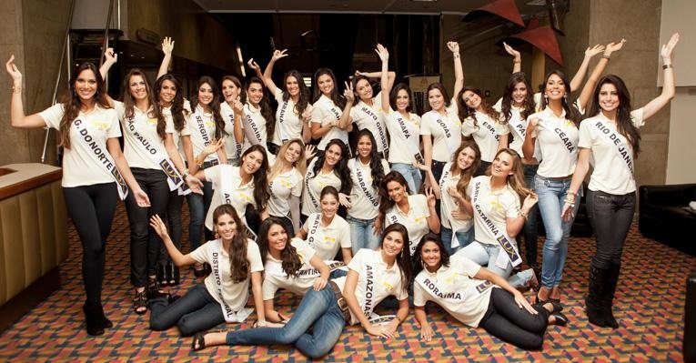 Candidatas a Miss Brasil 2011 - Equipe Fábio Nunes