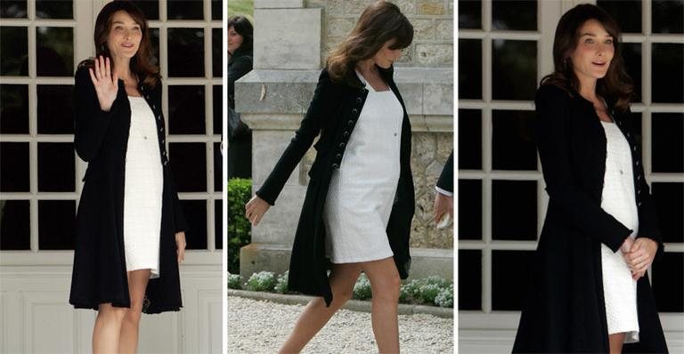 Carla Bruni-Sarkozy: enfim confirmando a gravidez - Getty Images