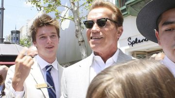 Arnold Schwarzenegger e o filho Patrick - Grosby Group