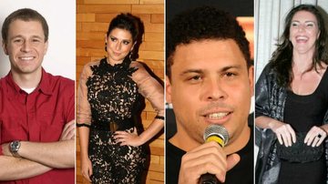 Tiago Leifert, Fernanda Paes Leme, Ronaldo e Glenda Kozlowski - Rede Globo/ Agnews