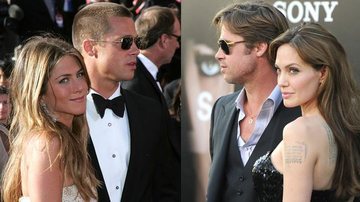 Jennifer Aniston, Brad Pitt e Angelina Jolie - Getty Images