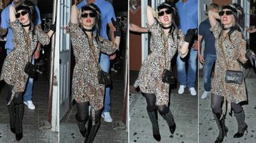 Lady Gaga dança para paparazzi em Nova York - CityFiles