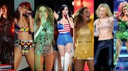 Pitty, Rihanna, Claudia Leitte, Katy Perry, Ivete Sangalo, Shakira e Ke$ha - Fotomontagem