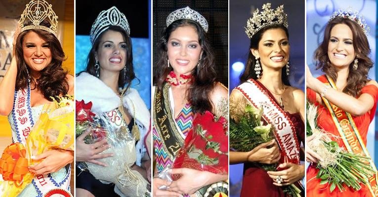 Essas são as cinco finalistas do Mss Brasil 2011 - Reprodução