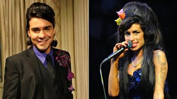 André Gonçalves e Amy Winehouse - Reprodução / TV Globo; Getty Images