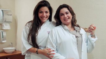 Beth Guzzo faz tratamento estético com Flávia Lira, SP.