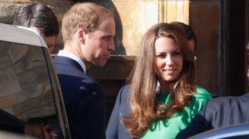 O príncipe William e a esposa Kate Middleton em Edimburgo, para o casamento de Zara Phillips - Getty Images