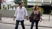 Liège Monteiro e o marido Luiz Fernando Coutinho visitam Vera Fischer em clínica de reabilitação - Gil Rodrigues/PhotoRio News