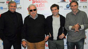 Tarcísio Meira, Hugo Carvana, Gregório Duvivier e Herson Capri - Celso Akin/AgNews