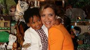 Astrid Fontenelle com o filho Gabriel - Orlando Oliveira/AgNews