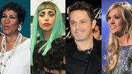 Aretha Franklin, Lady Gaga, Alejandro Sanz e Carrie Underwood - Getty Images