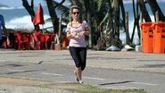 Juliana Didone se exercita na Barra da Tijuca, Rio de Janeiro - Dilson Silva / AgNews