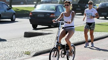 Atriz Fernanda de Freitas se exercita no Rio de Janeiro - Dilson Silva/AgNews