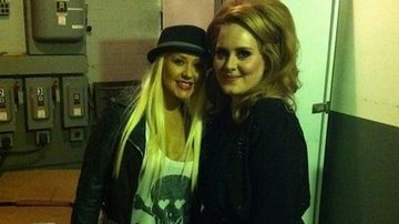 Christina Aguilera e Adele - Reprodução