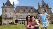 O humorista viaja para a Europa com a bela mulher, Patrícia, e a filha deles, Maria Antônia. O animado trio no Château de Mirambeau, na França.