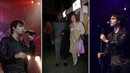 Milton Nascimento e Jane Duboc assistem ao show de Jay Vaquer - Onofre Veras/AgNews