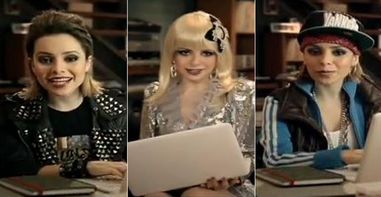 Sandy: roqueira, Lady Gaga e rapper em campanha - Reprodução / YouTube