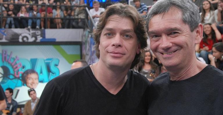 Fabio Assunção e Serginho Groisman - TV Globo/Divulgação