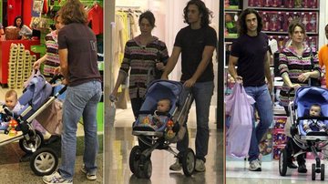 Em família, Letícia Spiller vai às compras - André Muzell e Felipe Assumpção