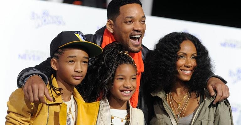 Will Smith com a família - Getty Images