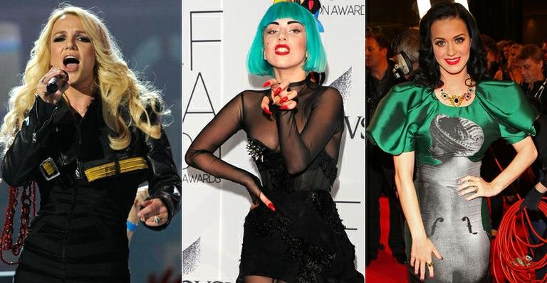 Britney Spears, Lady Gaga e Katy Perry são censuradas na China - Getty Images