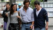Sophie Charlotte, Paulo Rocha e Marcelo Serrado, atores de Fina Estampa, se encontram no Rio - André Freitas / AgNews